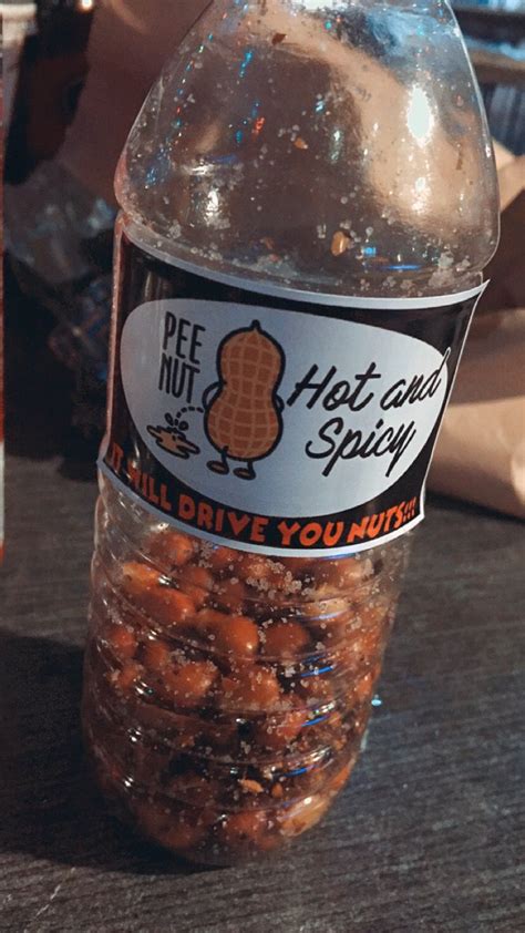 Pee Nut It Will Drive You Nuts 💕 Hot Spicy Honest Tea Bottle Pee