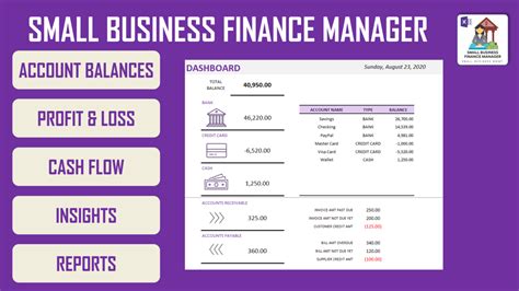 small business finance management  excel simplify accounting