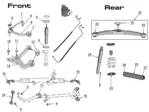 jeep liberty chassis diagram