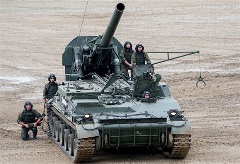 tyulpan  mm  propelled mortar russian army military vehicles russian army military