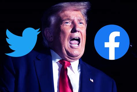 trump blocked  facebook indefinitely suspended  twitter  tech platforms finally