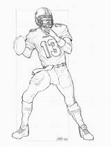 Coloring Pages Newton Manning Cam Peyton Brady Tom Marino Football Popular Library Dan Template Comments Coloringhome sketch template