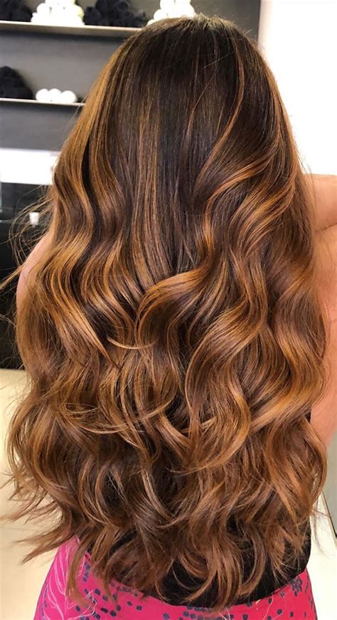 57 Cute Autumn Hair Colours And Hairstyles Caramel Brown