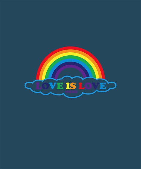 Love Is Love Gay Pride T Shirt Love Is Love Rainbow Glitter Lesbian