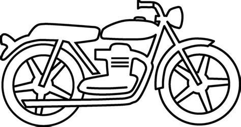printable motorcycle coloring pages  preschoolers motorcycle