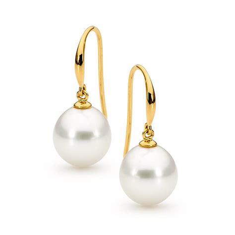 Drop Pearl Earrings Australian Made Aquarian Pearls