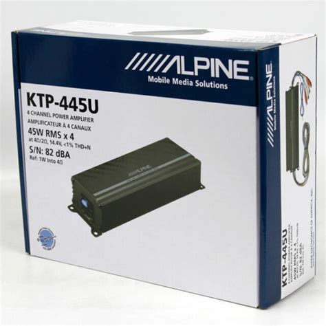 alpine ktp   channel  power pack car amplifier  sale