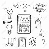 Physics Symbols Science Drawing Sketch Icons Equipment Getdrawings Sketchup Electrical Template sketch template