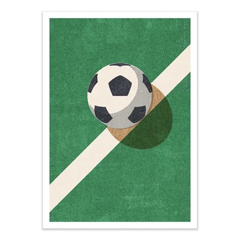 poster pop art  sport theme football  daniel coulmann