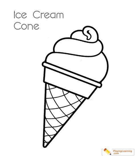 coloring pages  ice cream cones  file