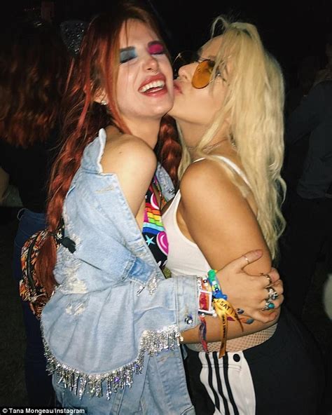 Bella Thorne Nuzzles Up To Kissing Pal Tana Mongeau