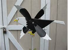 Bald Eagle whirligig / whirlybird / handmade/ wood craft / bird