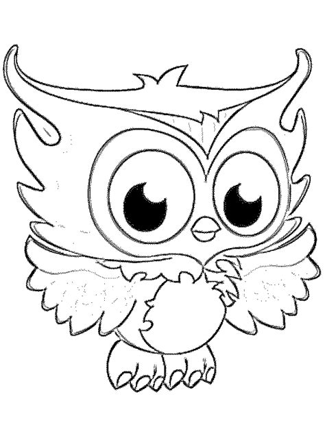 print  owl coloring pages   kids