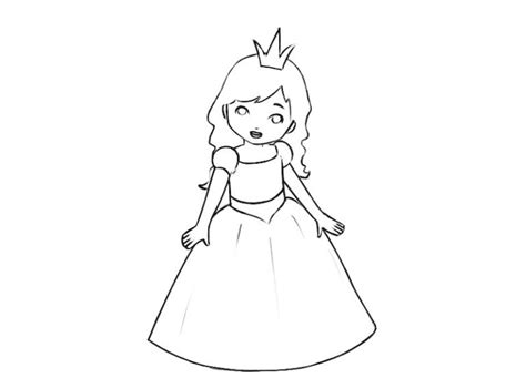 princess coloring page coloringpagezcom