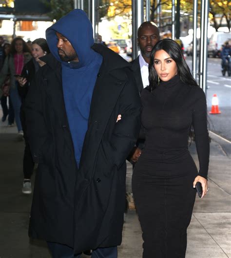 kim kardashian and kanye west out in new york 11 06 2019
