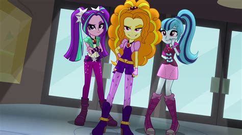 image  dazzlings arrive  canterlot high egpng   pony