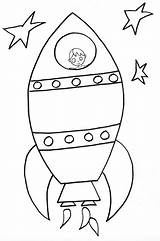 Astronave Foguete Colorir Thème Fusee Navicella Spaziale Roket Mewarnai Imprimer Astronavi Stampare Cohete Trasporto Dessins Astronauti Desenhos Cose sketch template