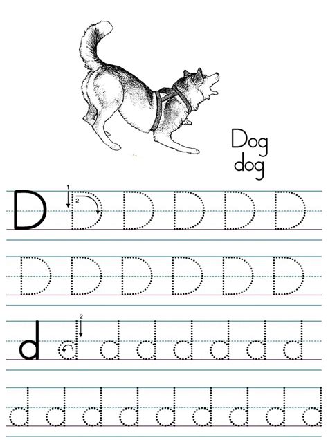 alphabet abc letter  dog coloring page