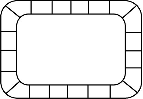 printable blank game boards template printable templates