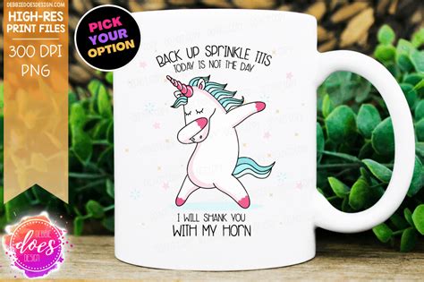 back up sprinkle tits dabbing unicorn choose your option sublima