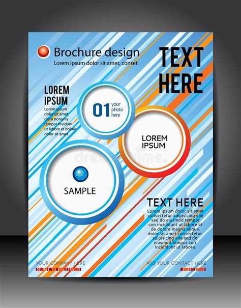 design layout template stock illustration illustration  folder