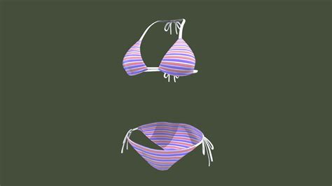 micro bikini 3d model by ag [d8f8aaf] sketchfab
