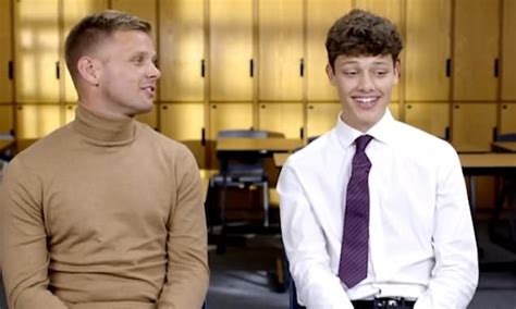 jeff brazier s son bobby 15 mortified as the pair awkwardly discuss sex in his first tv