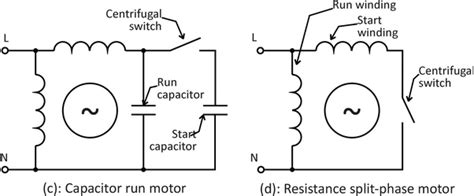 ac motor run capacitor wiring diagram diagram ac motor start capacitor wiring diagram full