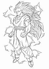 Goku Coloring Super Saiyan Pages Ball Dragon Power God Colouring Online Para Popular Print Kidsdrawing Characters Colorear Template Visitar Coloringhome sketch template