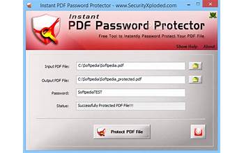PDF Password Protector Pro screenshot #2