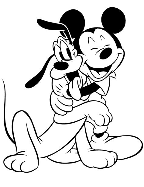mickey mouse head coloring pages coloring home