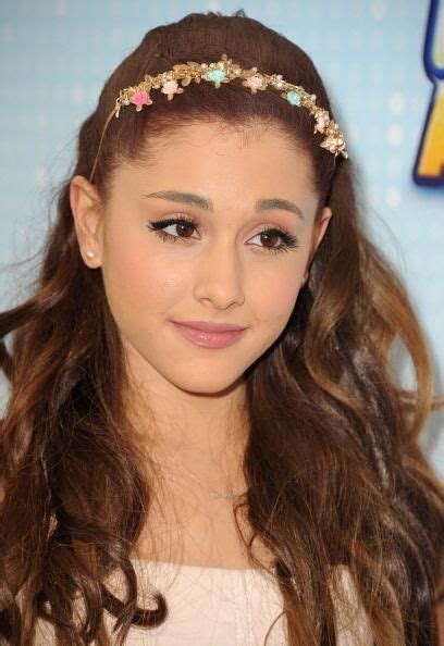 Her Makeup Hair And Headband Are Perfect Ariana Grande