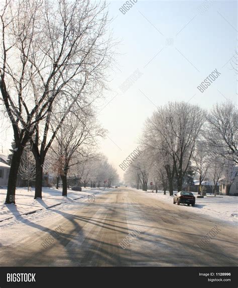 winter suburban image photo  trial bigstock