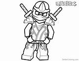 Roblox Coloring Pages Lego Ninjago Printable Zane Color Print Kids Drawing Robot Getdrawings A4 Getcolorings Clipartmag Choose Board Comments Christmas sketch template