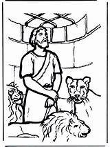 Daniel Den Coloring Lions Pages Lion Bible Old Testament Daniels Bibel Popular sketch template