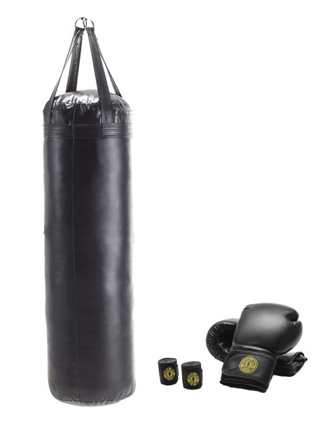 golds gym  lb heavy bag boxing kit  boxing gloves walmartcom walmartcom
