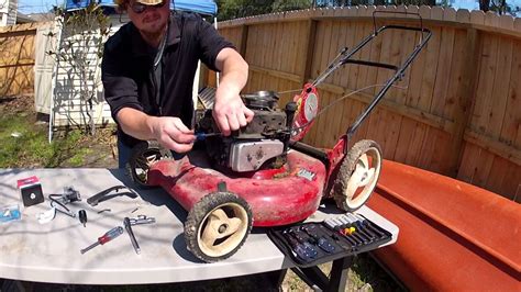 replace  magneto  spark plug   craftsman  hp lawn