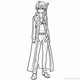 Kirito Coloring Sword Online Pages Printable Xcolorings 67k Resolution Info Type  Size Jpeg sketch template