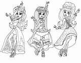 Coloring Pages Monster High Colouring Print Children Years Printable Kids Valentine Color sketch template
