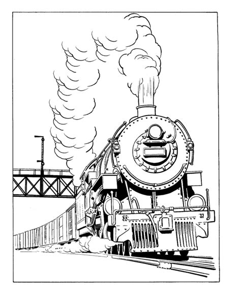printable train coloring pages printable templates