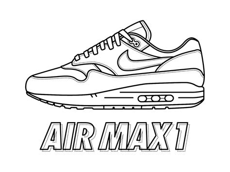 nikes coloring pages coloring home