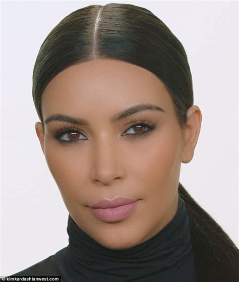 kim kardashian s make up artist demonstrates a smoldering cat eye on