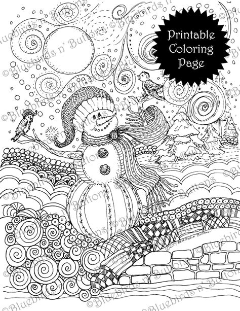 coloring page printable coloring page january coloring etsy canada