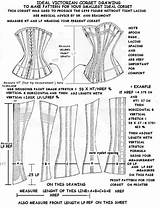 Corset Patterns Pattern Victorian Corsets Vintage Sewing Historical Patrones Dress Costume Tutorials Costura Hourglass Figure Patron Make 1880s Mujer Vestidos sketch template