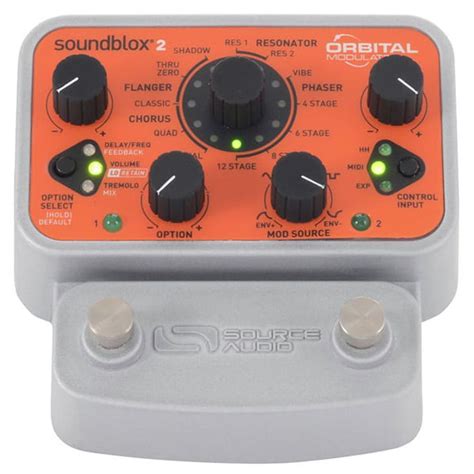 Source Audio Soundblox 2 Orbital Modulator Fx Pedal Rich Tone Music