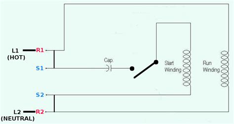 capacitor  wire motor wiring diagram wiring diagram motor single phase  capacitor