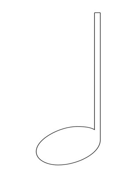 quarter note   notes coloring page  print