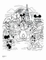 Coloring Disneyland Coloriages Walt Adultes Feuilles Getcolorings sketch template