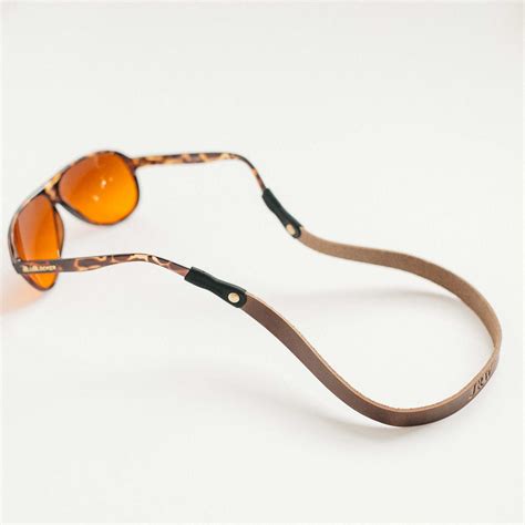 Leather Monogrammed Sunglass Strap Clayton And Crume