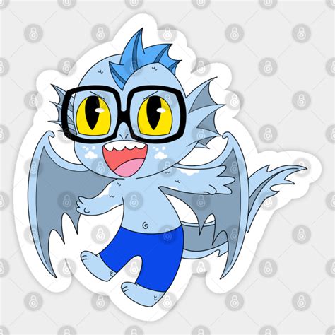 dragon jake original character sticker teepublic